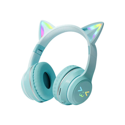 NeonKitty RGB Cat Headphones - The Perfect Gift For Kids!