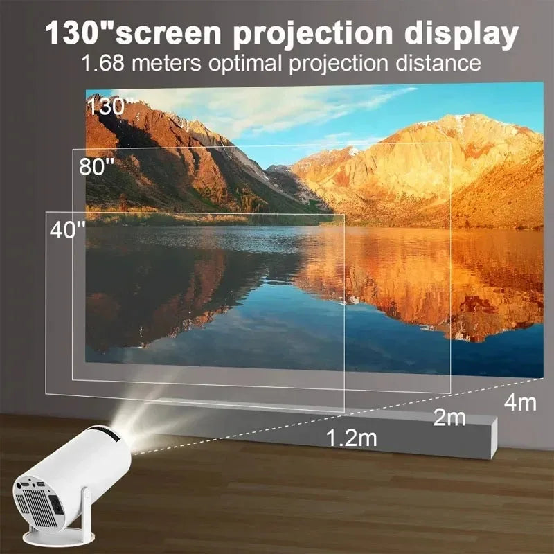 BrightBeam Mini Projector - Enjoy Movies Anytime, Anywhere!